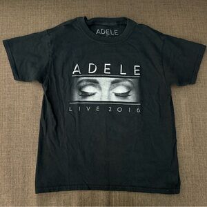 Adele Live 2016 Concert Kids Black Graphic Tee - Short Sleeve
